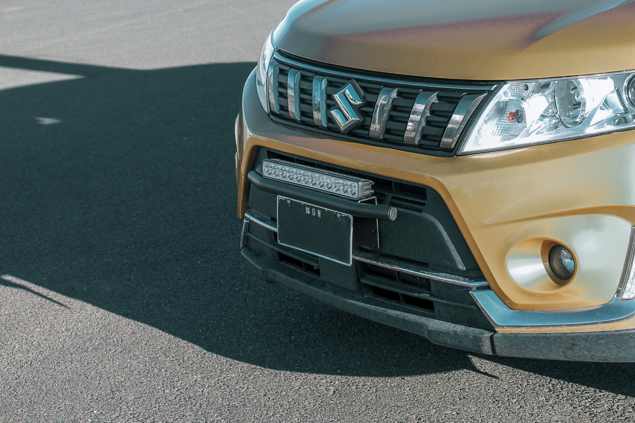 Universal Number Plate Light Bar Mount